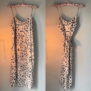 Nine West Animal Print Midi Dress S